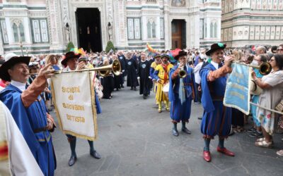 Il Corteo degli omaggi e l’offerta dei Ceri